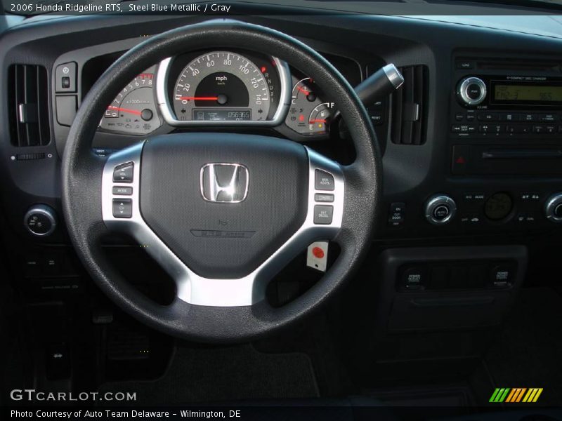 Steel Blue Metallic / Gray 2006 Honda Ridgeline RTS