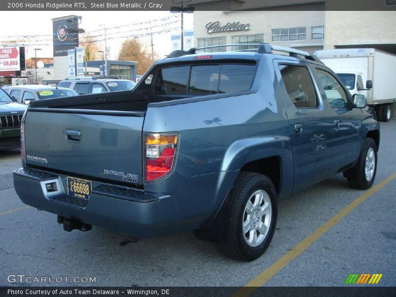 Steel Blue Metallic / Gray 2006 Honda Ridgeline RTS