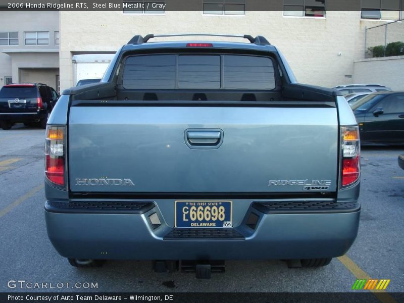 Steel Blue Metallic / Gray 2006 Honda Ridgeline RTS