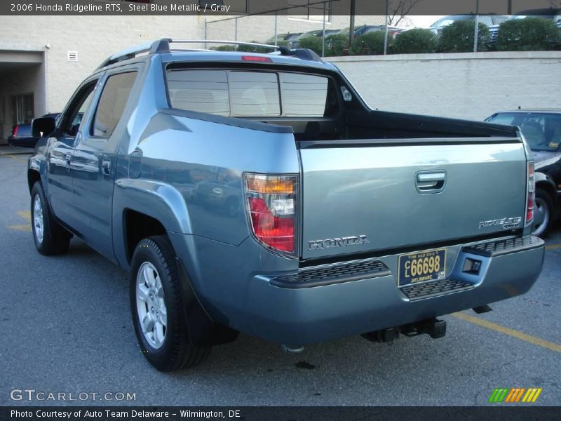 Steel Blue Metallic / Gray 2006 Honda Ridgeline RTS