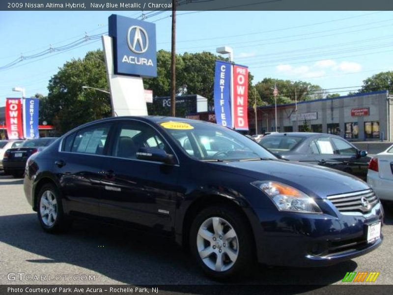Navy Blue Metallic / Charcoal 2009 Nissan Altima Hybrid