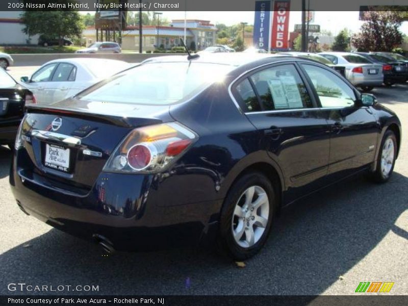 Navy Blue Metallic / Charcoal 2009 Nissan Altima Hybrid