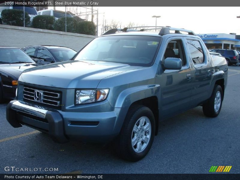 Steel Blue Metallic / Gray 2006 Honda Ridgeline RTS