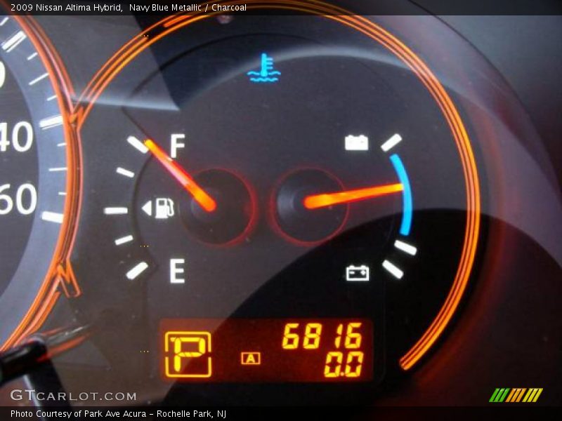 Navy Blue Metallic / Charcoal 2009 Nissan Altima Hybrid