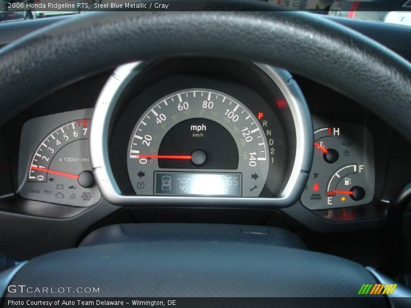 Steel Blue Metallic / Gray 2006 Honda Ridgeline RTS