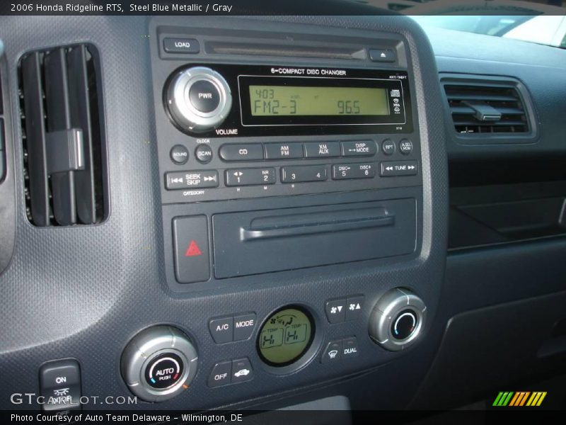 Steel Blue Metallic / Gray 2006 Honda Ridgeline RTS