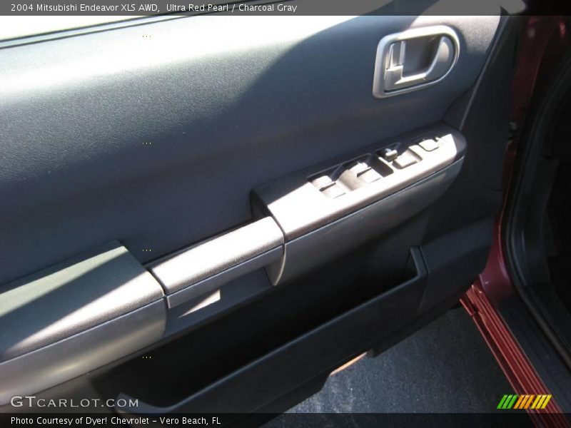 Ultra Red Pearl / Charcoal Gray 2004 Mitsubishi Endeavor XLS AWD