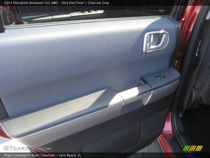 Ultra Red Pearl / Charcoal Gray 2004 Mitsubishi Endeavor XLS AWD