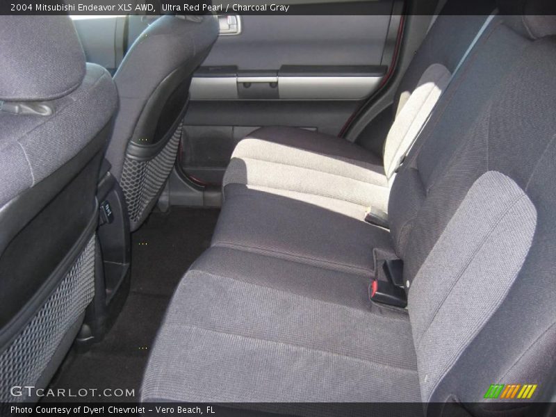 Ultra Red Pearl / Charcoal Gray 2004 Mitsubishi Endeavor XLS AWD