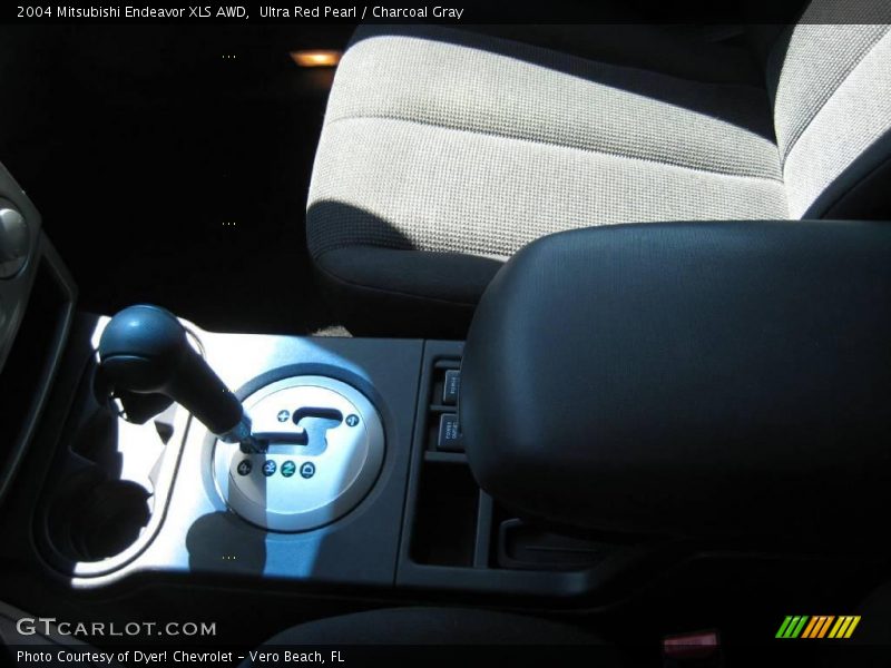Ultra Red Pearl / Charcoal Gray 2004 Mitsubishi Endeavor XLS AWD