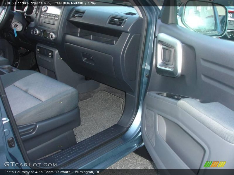 Steel Blue Metallic / Gray 2006 Honda Ridgeline RTS