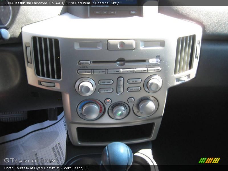Ultra Red Pearl / Charcoal Gray 2004 Mitsubishi Endeavor XLS AWD