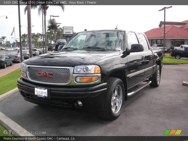 Onyx Black / Pewter 2005 GMC Sierra 1500 Denali Crew Cab AWD