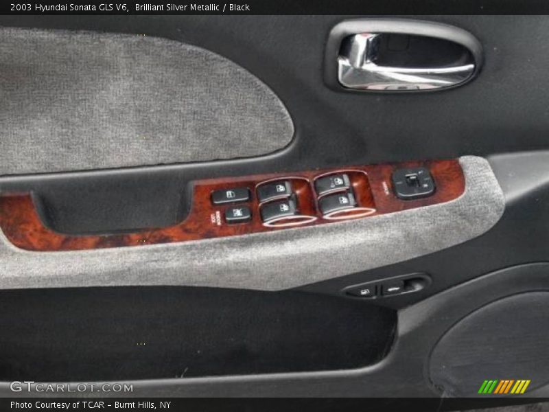 Brilliant Silver Metallic / Black 2003 Hyundai Sonata GLS V6