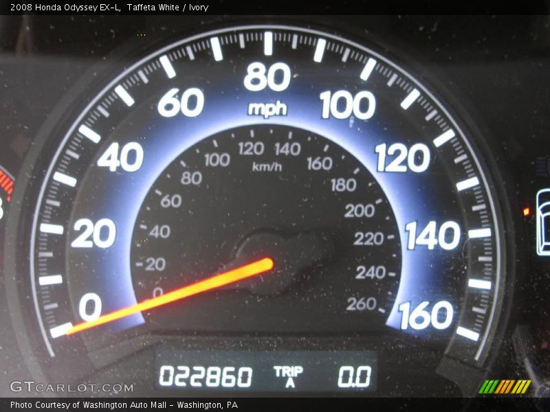 Taffeta White / Ivory 2008 Honda Odyssey EX-L