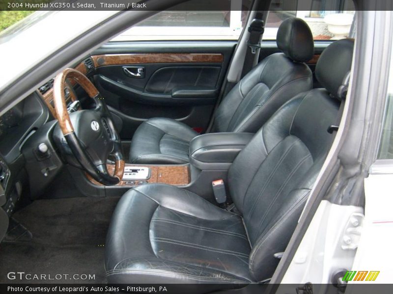 Titanium / Black 2004 Hyundai XG350 L Sedan