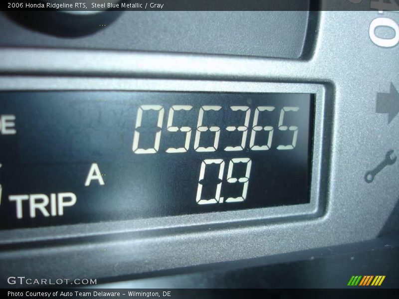 Steel Blue Metallic / Gray 2006 Honda Ridgeline RTS