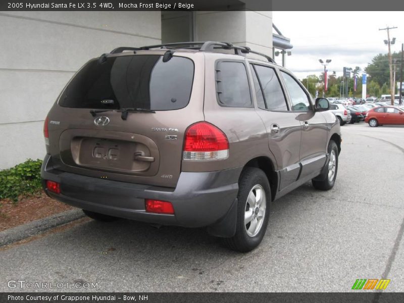 Mocha Frost Beige / Beige 2005 Hyundai Santa Fe LX 3.5 4WD