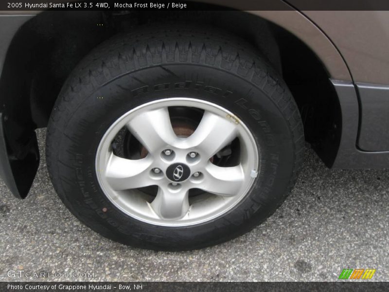 Mocha Frost Beige / Beige 2005 Hyundai Santa Fe LX 3.5 4WD