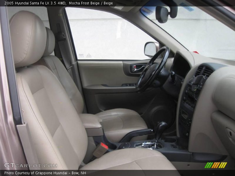 Mocha Frost Beige / Beige 2005 Hyundai Santa Fe LX 3.5 4WD