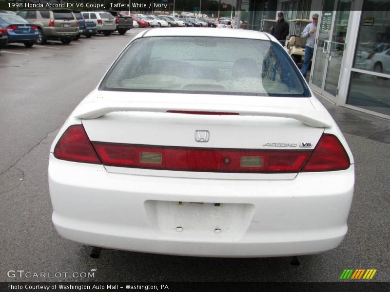 Taffeta White / Ivory 1998 Honda Accord EX V6 Coupe