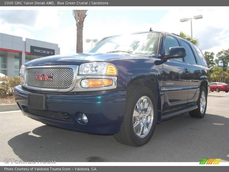 Blue Green Crystal / Sandstone 2006 GMC Yukon Denali AWD