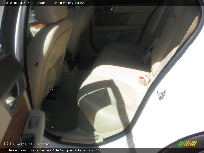 Porcelain White / Barley 2010 Jaguar XF Sport Sedan