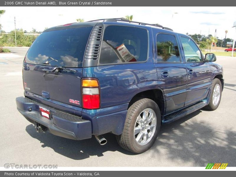 Blue Green Crystal / Sandstone 2006 GMC Yukon Denali AWD