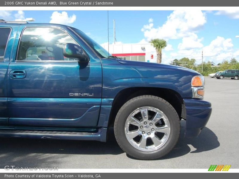 Blue Green Crystal / Sandstone 2006 GMC Yukon Denali AWD