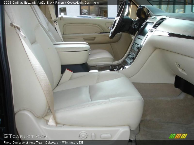 Black Raven / Cocoa/Light Cashmere 2008 Cadillac Escalade AWD