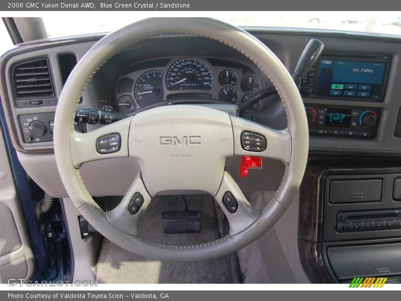 Blue Green Crystal / Sandstone 2006 GMC Yukon Denali AWD