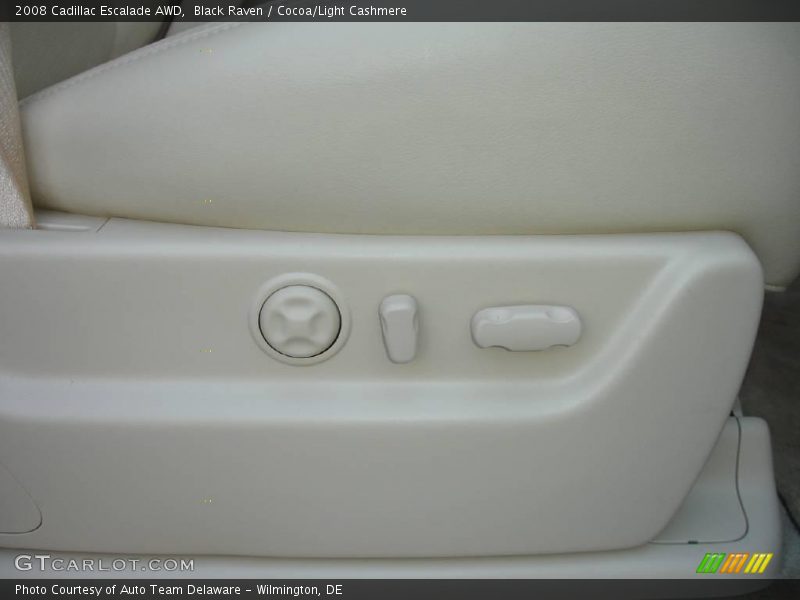 Black Raven / Cocoa/Light Cashmere 2008 Cadillac Escalade AWD