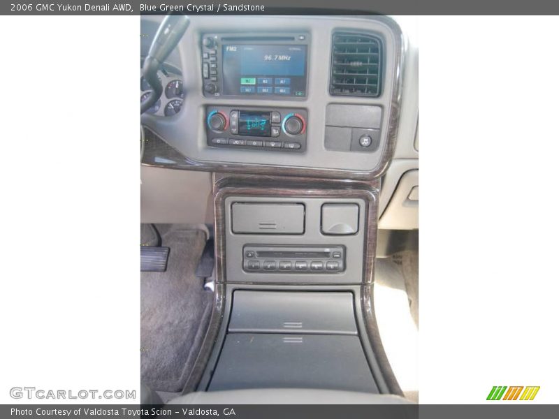 Blue Green Crystal / Sandstone 2006 GMC Yukon Denali AWD
