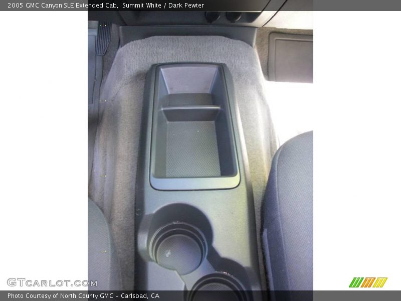 Summit White / Dark Pewter 2005 GMC Canyon SLE Extended Cab