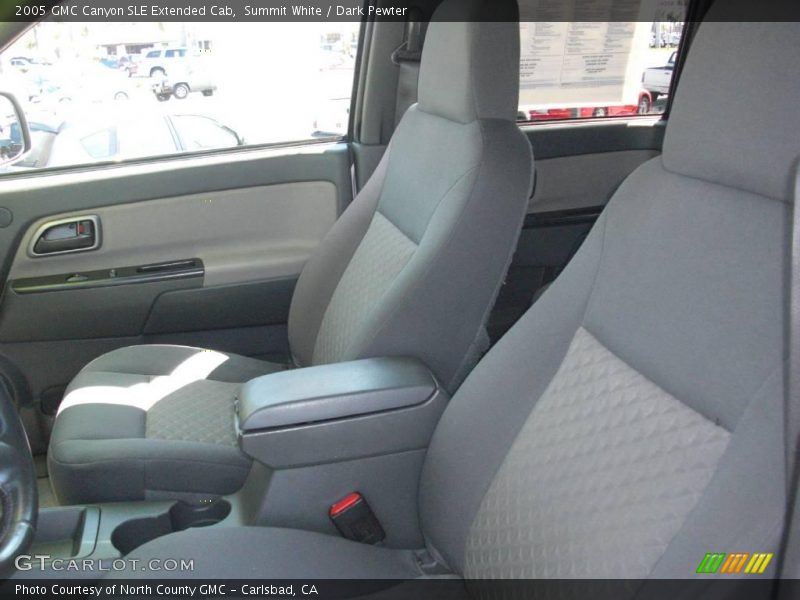 Summit White / Dark Pewter 2005 GMC Canyon SLE Extended Cab