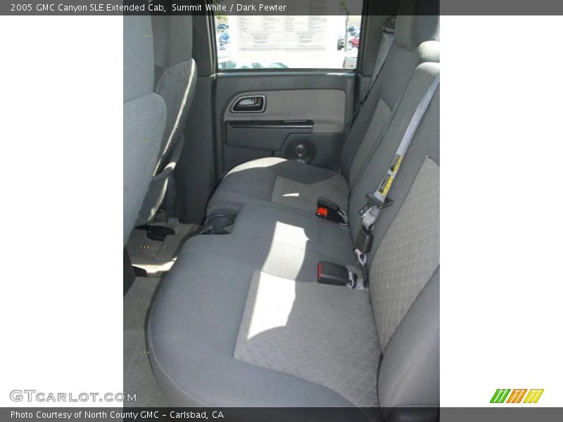 Summit White / Dark Pewter 2005 GMC Canyon SLE Extended Cab