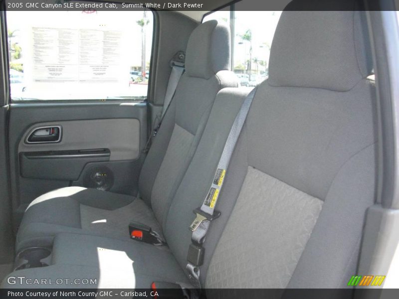 Summit White / Dark Pewter 2005 GMC Canyon SLE Extended Cab