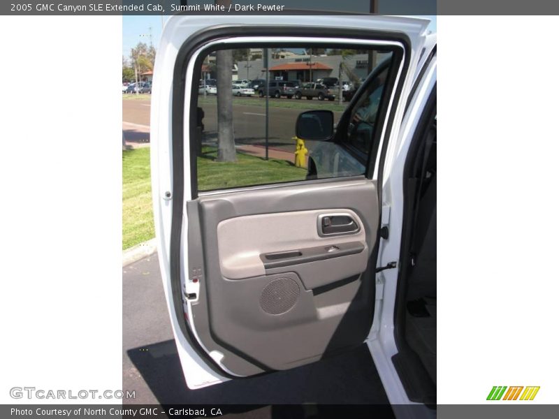 Summit White / Dark Pewter 2005 GMC Canyon SLE Extended Cab