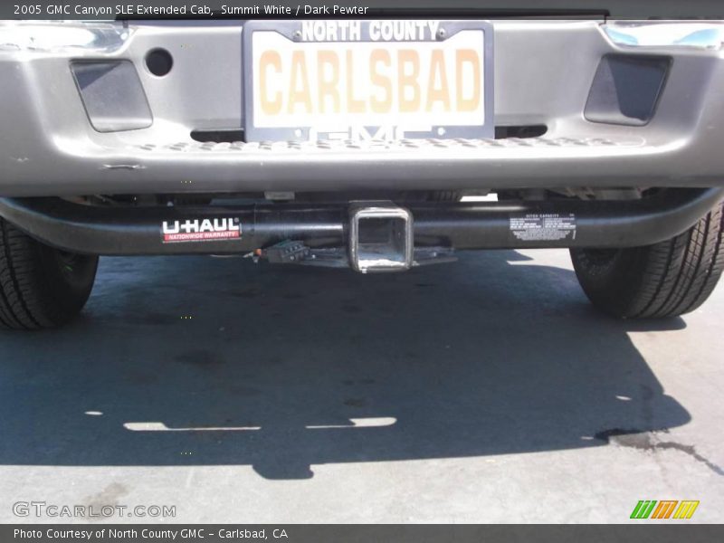 Summit White / Dark Pewter 2005 GMC Canyon SLE Extended Cab