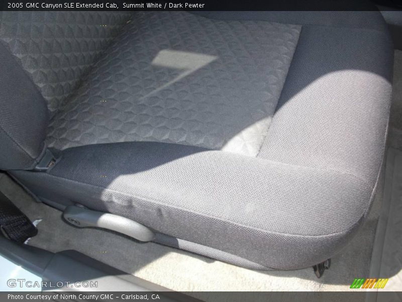 Summit White / Dark Pewter 2005 GMC Canyon SLE Extended Cab