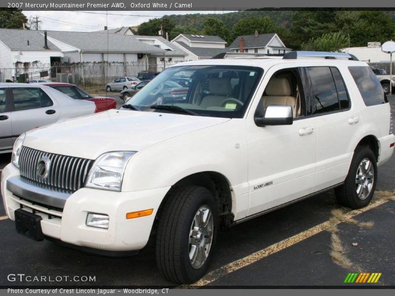 Oxford White / Camel 2007 Mercury Mountaineer Premier AWD