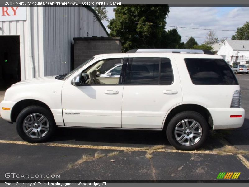 Oxford White / Camel 2007 Mercury Mountaineer Premier AWD