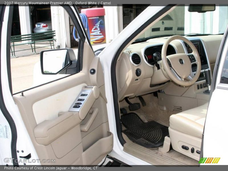 Oxford White / Camel 2007 Mercury Mountaineer Premier AWD