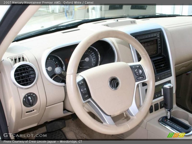 Oxford White / Camel 2007 Mercury Mountaineer Premier AWD