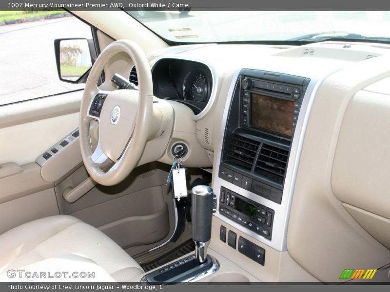 Oxford White / Camel 2007 Mercury Mountaineer Premier AWD