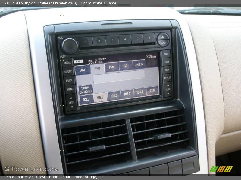 Oxford White / Camel 2007 Mercury Mountaineer Premier AWD
