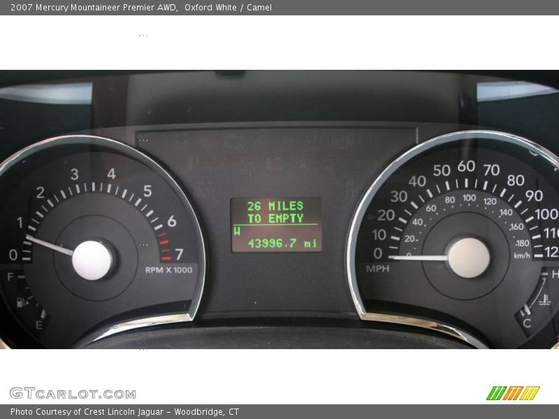 Oxford White / Camel 2007 Mercury Mountaineer Premier AWD