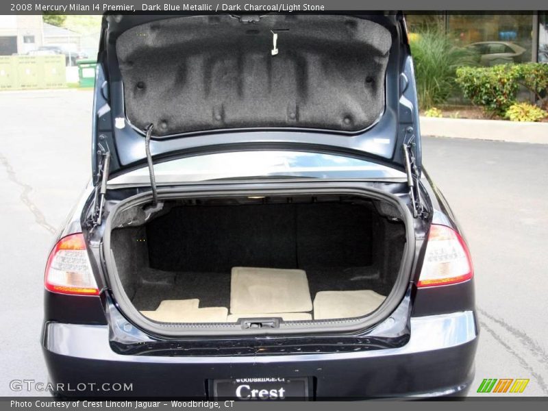 Dark Blue Metallic / Dark Charcoal/Light Stone 2008 Mercury Milan I4 Premier