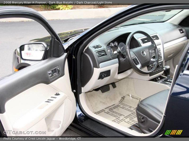 Dark Blue Metallic / Dark Charcoal/Light Stone 2008 Mercury Milan I4 Premier