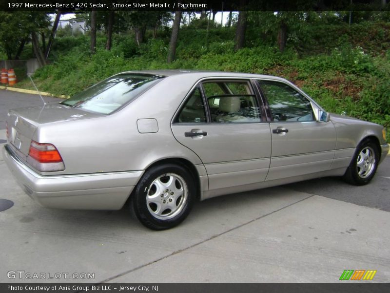 Smoke Silver Metallic / Parchment 1997 Mercedes-Benz S 420 Sedan